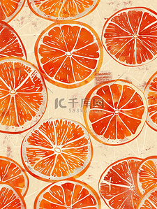 两块切开的橙子背景图片_黄色水果橙子树叶叶片纹理的背景