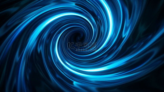 旋转线条背景图片_深蓝色旋转线条纹理流线质感商务的背景