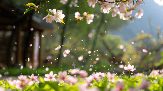春天盛开的美丽樱花43