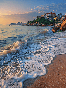 立夏摄影照片_厦门思明区立夏鼓浪屿海边大海摄影图摄影图