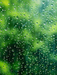 夏天雨滴白昼一滴露水户外雨后拍摄摄影图