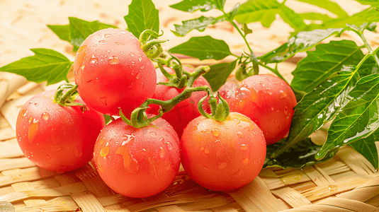绿色餐饮摄影照片_新鲜蔬菜番茄摄影6