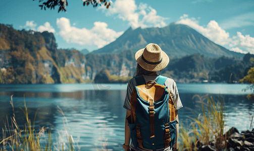 春夏秋冬四季摄影照片_旅游摄影图