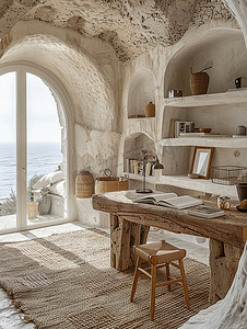 高档室内设计地中海风格高清摄影图