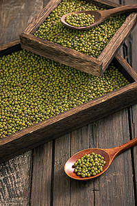 五谷杂粮绿豆食材图片