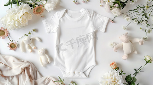 婴儿新生儿衣服服装高清摄影图