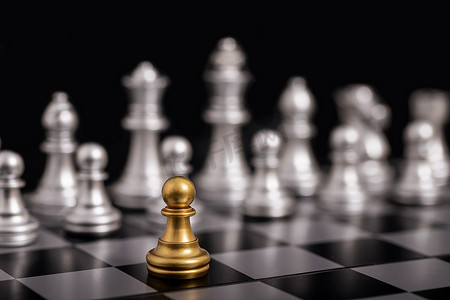 国际象棋对弈棋子图片