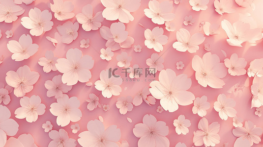 桃花图案粉红色的背景