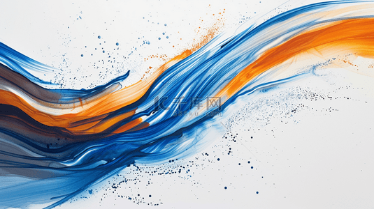 抽象蓝色肌理背景图片_黄蓝色抽象磨砂肌理笔刷笔触设计