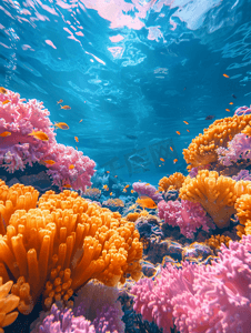 海底梦幻摄影照片_夏天海底世界海洋生物照片