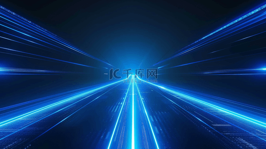 未来科技空间夜幕下发光的高速公路背景图
