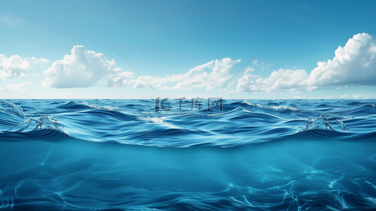 深蓝色海水背景图片_深蓝色大海海水自然海面平静的背景