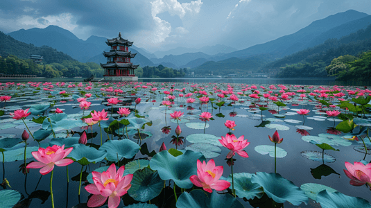 高清背景图摄影照片_荷花背景高清摄影图