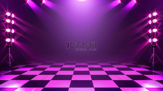 紫色灯光黑白合成创意素材背景