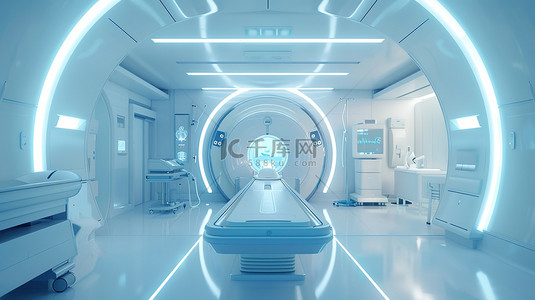 科技医疗设备背景图片_医疗设备核磁共振设计图
