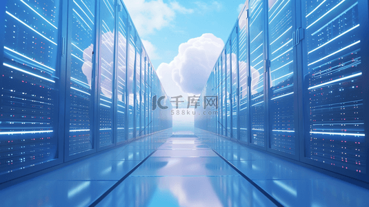 蓝色科技数据云服务的设备数据的背景