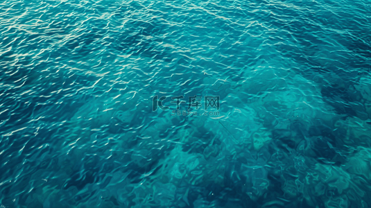 蓝色纹理水面广阔的大海微光粼粼的背景