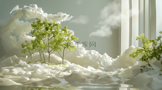 树木质感背景图片_白色简约纹理质感几何现状的背景