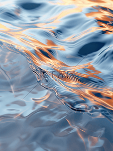 波动背景图片_水面上微光粼粼水纹波动的背景