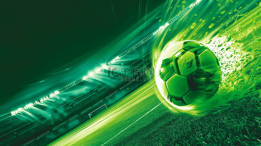 绿色足球背景图片_绿色空间草坪书本上足球的背景