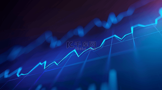 蓝色科技曲线背景图片_蓝色科技金融数据数字化屏幕商务的背景