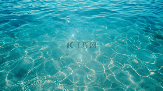 水草丰美背景图片_蓝色纹理水面广阔的大海微光粼粼的背景