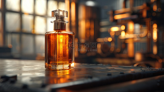 香水背景图片_香水玻璃瓶电商产品背景