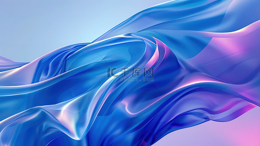 浅色背景图片_生动的蓝色艺术壁纸素材
