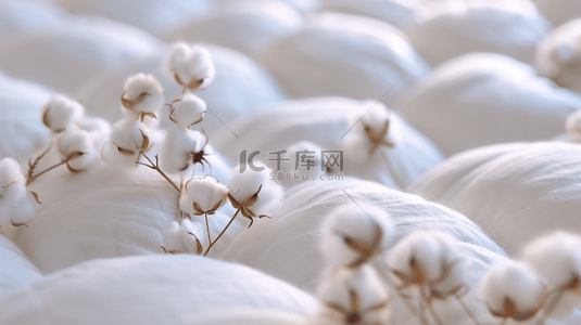 棉花棉花田背景图片_白色棉花棉被合成创意素材背景