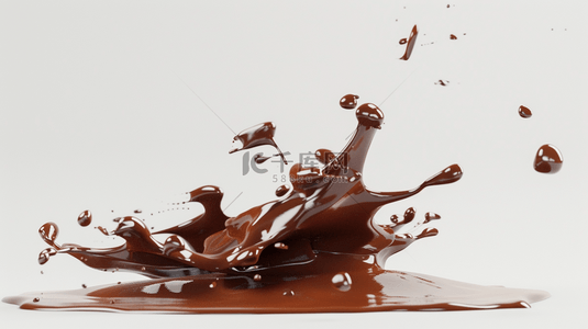 白巧克力浆背景图片_巧克力液体泼洒合成创意素材背景
