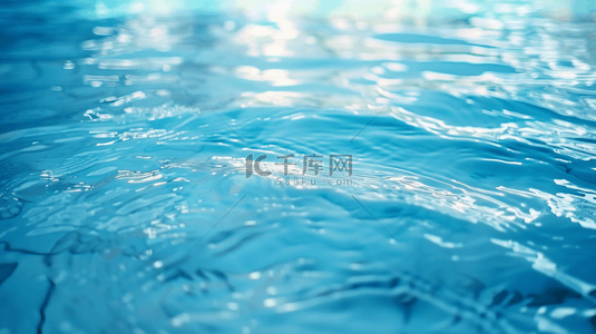 清凉游泳背景图片_蓝色夏季清凉水面背景