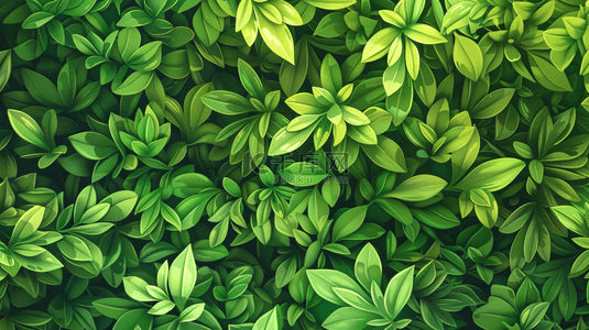 简约绿色植物背景图片_夏季绿色植物叶子装饰纹理背景