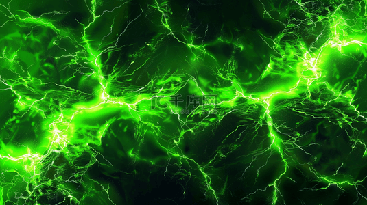 绿色闪电背景图片_绿色闪电纹理质感简约背景