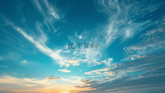 蓝色白云风景背景图片_蓝色白云太阳阳光风格的背景