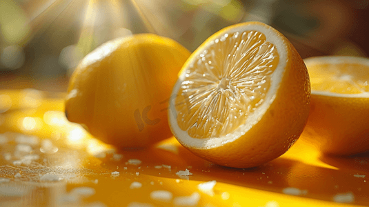 柠檬水果高清摄影素材摄影配图