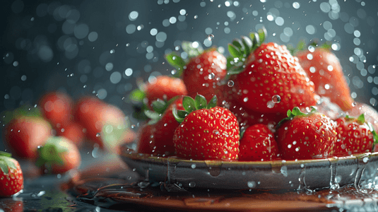 水果草莓高清摄影素材高清图片