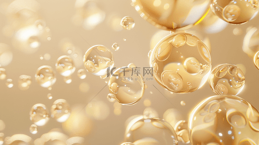 金色闪耀盾牌背景图片_阳光闪耀晶莹泡沫气泡的背景