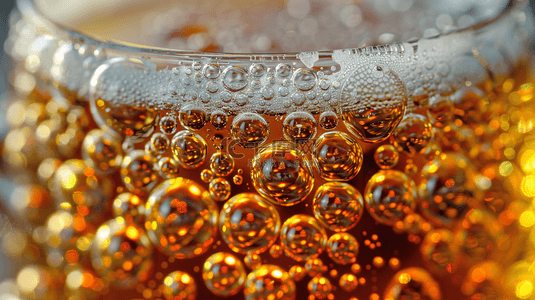 碳酸气泡背景图片_夏季啤酒泡沫气泡纹理背景