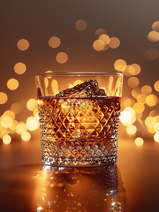 威士忌酒杯酒水饮料摄影照片