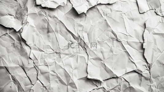 白色褶皱背景图片_白色褶皱龟裂合成创意素材背景