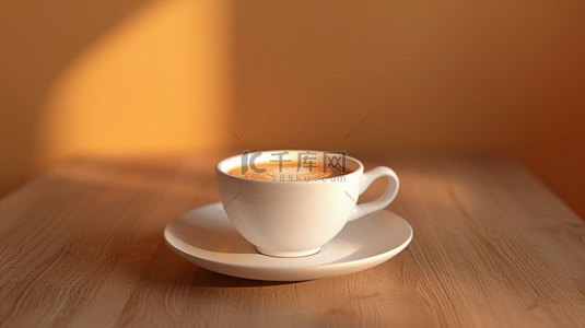 茶杯背景图片_茶杯咖啡简约合成创意素材背景
