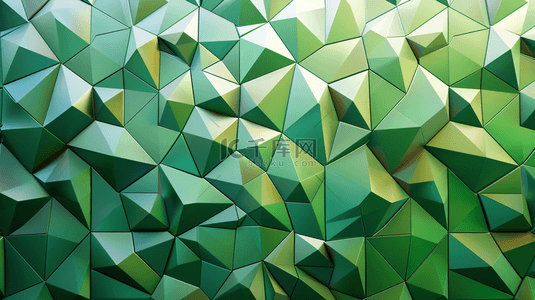 绿色质感商务背景图片_绿色折纸纹理艺术风格的商务背景