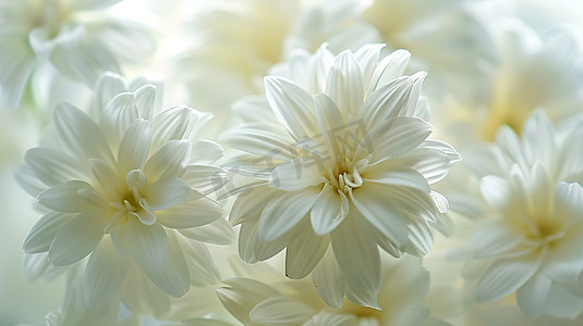 特写白色花瓣花朵清新高清摄影图