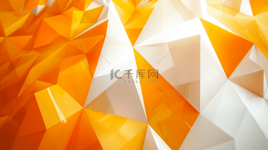 商务白色背景图片_白橘色质感纹理几何图形商务的背景