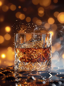 威士忌酒杯酒水饮料高清摄影图