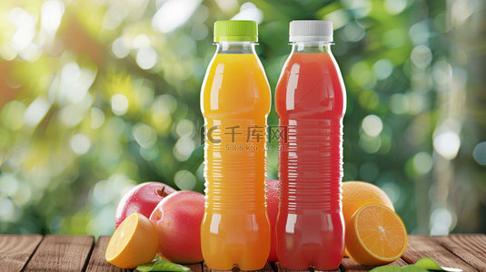 素材水果背景图片_水果饮料果汁合成创意素材背景