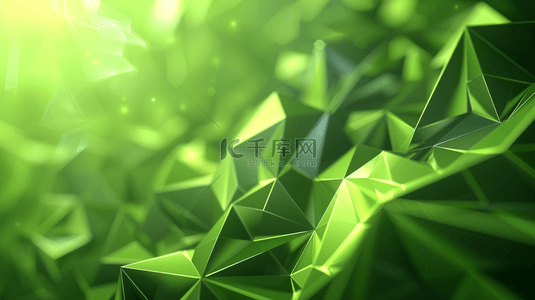 绿色几何图形纹理空间质感的背景