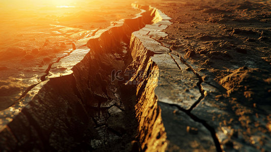 裂缝背景图片_土地岩浆裂缝合成创意素材背景