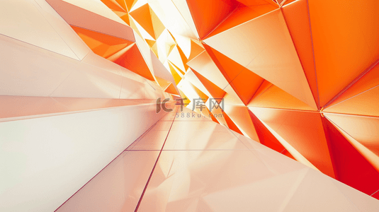 白橘色质感纹理几何图形商务的背景