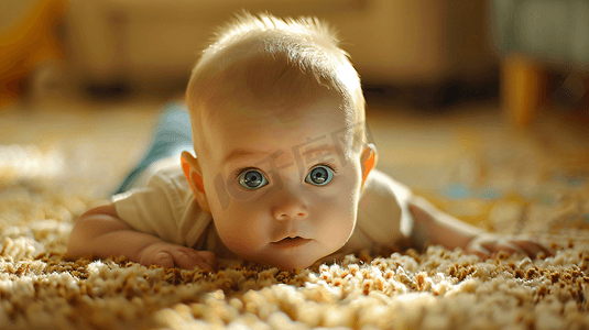 地毯上的婴儿摄影13